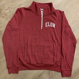 RedShirt Elon University Phoenix 1/4 Quarter Zip Sweatshirt Men's XL Pullover